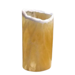 honeycomb calcite candle cover